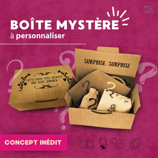 Annonce personnalisée boîte de jeu (option coffre et cadenas)