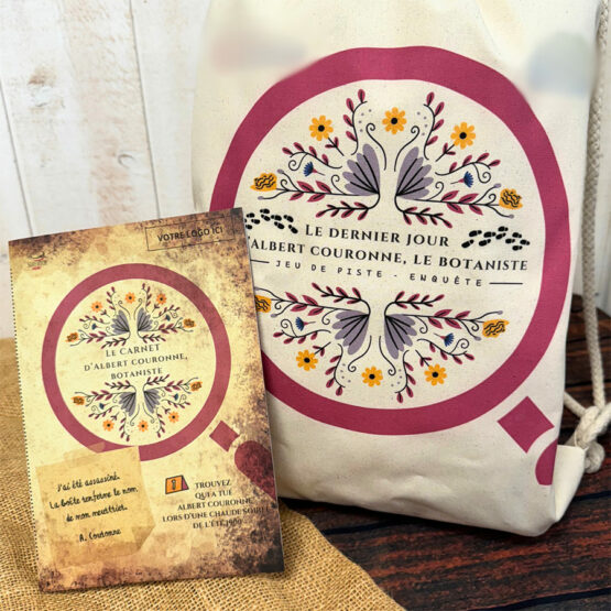 Boîte animation jeu de piste « Le dernier jour d'Albert Couronne, le botaniste »
